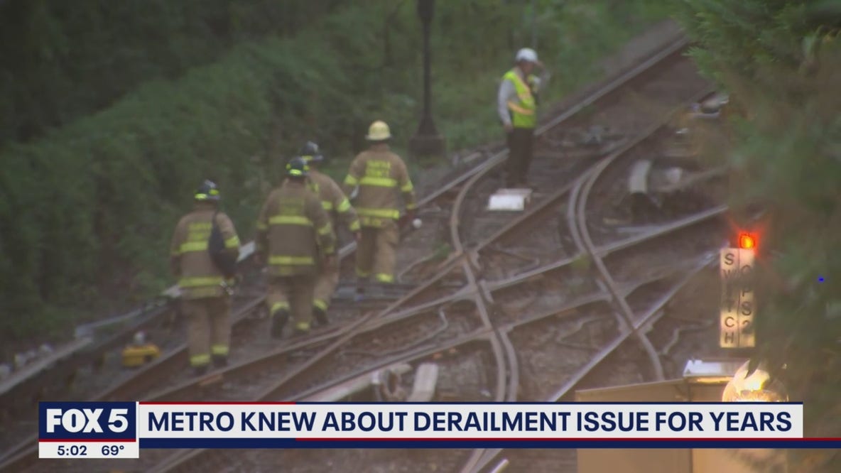 DC metro train derailment 'could have been a catastrophe,' NTSB says